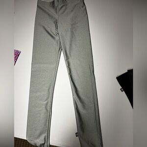 PixieLane high shine silver leggings - NWT!